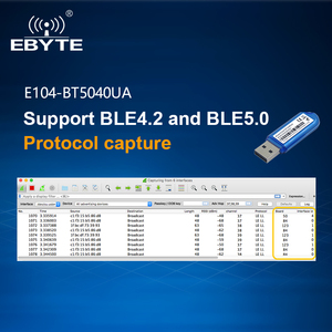 Ebyte ODM E104-BT5040UA nRF52840 <b>USB</b> BLE 4.2 BLE5.0 250m Small Size Blue tooth Wireless Package Capture Tool For Motor-dom - Product Image 4