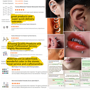 ต่างหูไทเทเนียมดีไซน์ใหม่ F136 ต่างหูแบบก้านไม่ก่อให้เกิดอาการแพ้ ชุดต่างหูแบบติดหู สไตล์อินดัสเทรียล ต่างหูแบบติดหูน่ารัก - Product Image 6