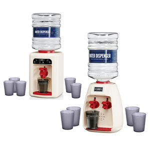Mini distributeur d'eau jouet avec son et lumière, jeu d'imitation, développement des compétences sociales, motricité fine, cadeau parent-enfant - Product Image 1