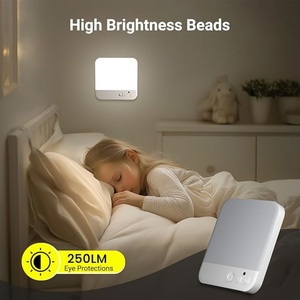 ไฟ LED เพดานหรี่แสงได้พร้อมเซ็นเซอร์ตรวจจับความเคลื่อนไหว รีโมทคอนโทรล USB ตัวเลือก 3000K-4500K-6500K สำหรับทางเดิน บันได ตู้ ชาร์จไฟได้ - Product Image 4