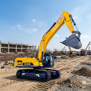 Prix d'usine SE600H Excavatrice 60 tonnes avec godet de 3,5 m³ à 3 points, machine minière haute performance et robuste - Product Image 2