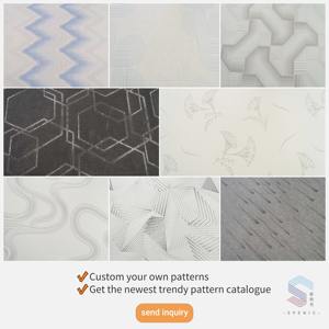 Tissu à tic-tac anti-dérapant Double Jacquard Matelas tricoté en viscose ignifuge Tissu à tic-tac avec éponge - Product Image 3