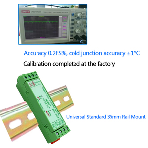 وحدة استشعار درجة الحرارة ثنائية القناة من نوع <span class=keywords><strong>K</strong></span>: محول من STERJ إلى MODBUS-RTU - Product Image 3