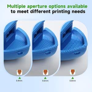 Creality K2 Plus <b>3D</b> <b>Printer</b> <b>Accessory</b> Kit Hi Quick-Swap 0.4mm Steel-Tip Copper Nozzles Titanium Alloy 2-Piece High-Flow Unicorn - Product Image 5