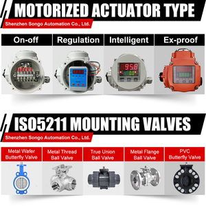 Vanne à boisseau sphérique motorisée électrique DN250 en acier inoxydable à 3 voies, à bride, actionnée par OEM, pour haute température - Product Image 6