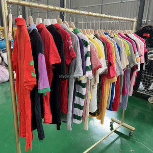 F11 T-shirt <span class=keywords><strong>polo</strong></span> de marque d'occasion vêtements d'occasion bon état <span class=keywords><strong>polo</strong></span> d'occasion pour femmes et hommes vente directe d'usine mixte - Product Image 3