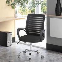 Chaise de bureau ergonomique de direction avec fonctions de refroidissement et extensibles, coussin de siège en mousse souple, support lombaire pour le travail sur ordinateur