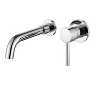 Mitigeur de salle de bain en laiton noir mat mitigeur 360 Rotation robinet mural pluie eau chaude froide-robinet d'évier robinet or blanc