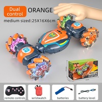 Voiture RC télécommandée sans fil 4 canaux, déformation lumineuse, avec fonctions de torsion, d'escalade, de cascades et de drift, retour automatique, portée 20m