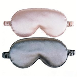 Masque <span class=keywords><strong>de</strong></span> sommeil en soie personnalisé avec logo, occultation totale, doux <span class=keywords><strong>et</strong></span> confortable, cadeau promotionnel pour voyages, événements professionnels, faible MOQ - Product Image 3
