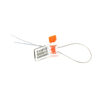 Sceau de sécurité en plastique pour compteur d'eau G-Y-615, anti-effraction, avec fil de sécurité