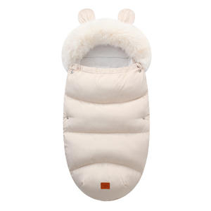 Nouveauté hiver 2025, <span class=keywords><strong>gigoteuse</strong></span> et tenue pour bébé doublée de polaire, épaisse, comprend une couverture d'emmaillotage 0803-001 - Product Image 5