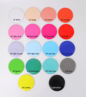 Miroirs de poche cosmétiques ronds de petite taille en gros, miroir de maquillage miniature, cadeau promotionnel, logo personnalisé, mini miroir