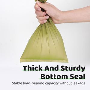 Sacs à déchets pour animaux de compagnie biodégradables à grande capacité, écologiques, avec contrôle efficace des odeurs, en matériau HDPE, pour chats, chiens, usage domestique et professionnel - Product Image 5