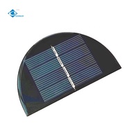 Module de panneau solaire scellé à l'époxy 2V, chargeur solaire portable 0,3W, mini panneau solaire personnalisé en époxy ZW-Dia85.4