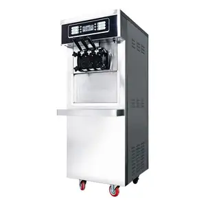 Ice Cream Machine High Production Roll Ice Cream Machinery Commercial soft Machine Automatic Counter Restaurant