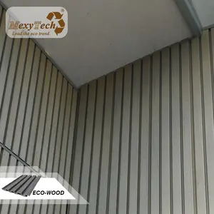 防カビ3Dエンボス加工木材プラスチック複合材WPC外壁装飾カバークラッドパネル