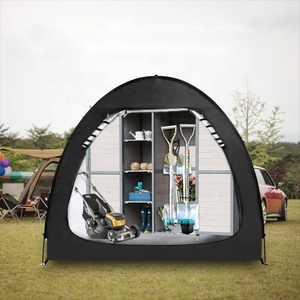 <span class=keywords><strong>Housse</strong></span> d'abri de pluie imperméable de tente de vélo Durable portative <span class=keywords><strong>pour</strong></span> le stockage extérieur 1-4 vélos cadre en plastique <span class=keywords><strong>pour</strong></span> l'usage de voiture - Product Image 1