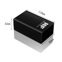 Boîtier en aluminium pour projet, boîte de jonction pour circuit imprimé, boîtier électronique, boîtier extrudé anodisé, boîtier en aluminium pour projet