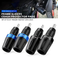 Nouveaux Patins de Protection Antichute pour Cadre de Moto Yamaha MT07 2014-2025 FZ07 Tracer 700/GT 7, Accessoire de Protection Contre les Chocs et Pare-chocs