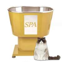 Baignoire de lavage pour chien en acier inoxydable EUR PET, baignoire pour le bain, baignoire de toilettage pour chiens et chats