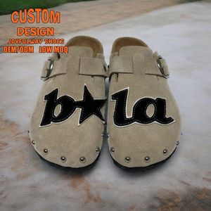 Ciabatte personalizzate per Birken di alta qualità con letto <span class=keywords><strong>in</strong></span> <span class=keywords><strong>sughero</strong></span> Slip-On di alta qualità con zoccoli a punta chiusa con ciabatte sandali Design personalizzato - Product Image 3
