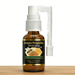 <span class=keywords><strong>Spray</strong></span> buccal apaisant au miel et à la <span class=keywords><strong>propolis</strong></span>, soutien OEM/ODM usine, supplément naturel de <span class=keywords><strong>propolis</strong></span> d'abeille <span class=keywords><strong>verte</strong></span> pour la gorge - Product Image 1