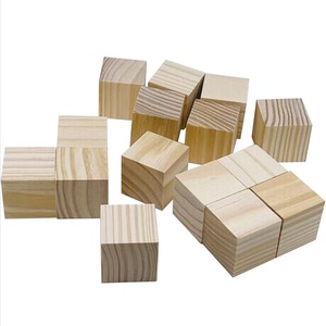 Bloques de Madera Sólida para Tallar, Materiales para Hacer Modelos Hechos a Mano, Pequeños Bloques Cuadrados de Madera de Pino, Suministros para Manualidades - Product Image 3