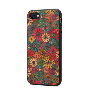 <span class=keywords><strong>Custodia</strong></span> per cellulare in pelle PU per <span class=keywords><strong>Apple</strong></span> <span class=keywords><strong>iPhone</strong></span> <span class=keywords><strong>8</strong></span> e <span class=keywords><strong>8</strong></span> Plus, cover posteriore con motivo a fiori in sughero - Product Image 2
