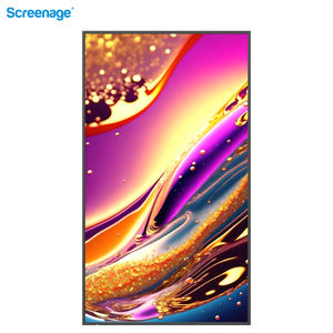 Ultra yüksek parlaklık 3000Nits Ultra ince 43 49 55 65 75 inç duvara monte reklam Lcd ekran pencere bakan dijital tabela - Product Image 1