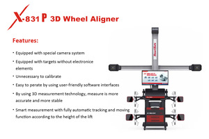 Khởi động X-831PRO tự động theo dõi 3D Bốn bánh xe liên kết Máy khởi động 3D Bánh Xe aligner - Product Image 4