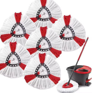 Compatible with <strong>Vileda</strong> Spin <strong>Mop</strong> <strong>Head</strong>, <strong>Vileda</strong> Triangular <strong>Mop</strong> Pad, Ocedar Dry and Wet Dual-Use Fiber Replacement Cloth - Product Image 1