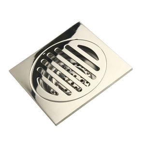 Siphon de sol carré 6 mm à barre droite 4 et 5 pouces, noyau en cuivre, joint <span class=keywords><strong>d</strong></span>'étanchéité profond anti-odeur 12*12 15*15, pour salle de bain moderne et simple - Product Image 3