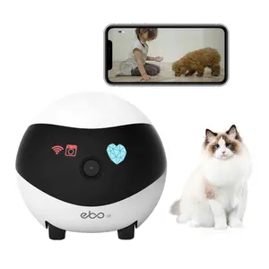 Aggiornato 32g intelligente App di controllo Wireless Ebo Pet compagno Robot macchina fotografica Laser elettrone automatico Robot Robot interattivo gatto giocattolo