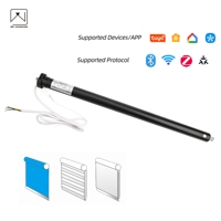 Kit moteur de rideau intelligent Tuya WiFi DIY avec rails motorisés à assembler, contrôle à distance Alexa Google Home Yandex, rideau électrique