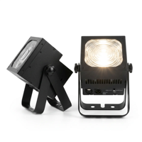 Mini projecteur PAR LED DMX 512 silencieux 200W avec ventilateur, lumière blinder COB LED pour scène, théâtre, salle de bal, mariage