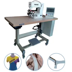 HF-802 Belt Type Seamless Edge Folding Machine hot melt glue machine Garment Underwear Sports Wear Apparel Clothes