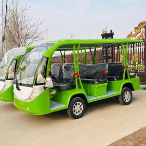 Autobús turístico eléctrico con energía solar de nuevo diseño y lanzadera de zoológico de automóviles para transporte ecológico - Product Image 2