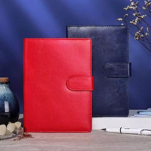 Cuaderno Personalizado con Encuadernación Cosida en Color Macaron, Tapa Dura de Cuero PU, Tamaño A5, Planificador, Cartera para Efectivo, Cuaderno Económico - Product Image 1