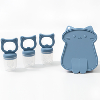 Fubon – Lot de 12 moules en silicone pour aliments pour bébés, bacs à glaçons, récipients de congélation avec couvercle à clip pour lait maternel