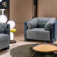 2025 ensemble de canapé en tissu bleu nouveau modèle italien de haute qualité pour un usage domestique-meubles de salon créatifs-canapé pour Villa