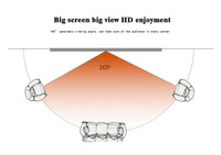 200 pouces 16:9 aluminium 4k ruban écran de projecteur à cadre fixe ALR velours HD écran de projecteur intérieur support mural pour Home cinéma
