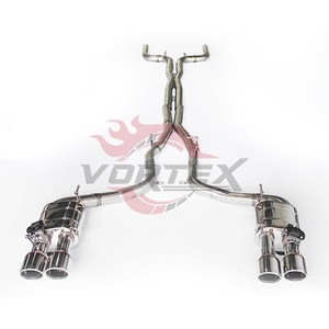 Escape Catback Valvetronic de Acero Inoxidable VORTEX, Pulido Espejo, 1.5mm de Grosor, para Maserati Ghibli S Q4 2013-2024, Instalación Directa - Product Image 1