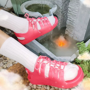 BG3642 Footwears <b>Shoes</b> Premium EVA From Thailand Closed Toe Soft Eva Platform Slide Sandals Anti-Slippery Home Casual - Product Image 1