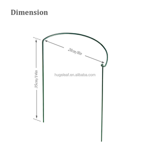Soporte de Metal Semicircular para Plantas de Jardín, Estaca para Tomates, Rosas, Enredaderas - Product Image 2