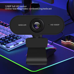 เว็บแคมขนาดใหญ่ HD 1080p พร้อมไมโครโฟน CMOS สำหรับแล็ปท็อป/คอมพิวเตอร์ตั้งโต๊ะ ใช้สำหรับการประชุมทางวิดีโอสด - Product Image 3