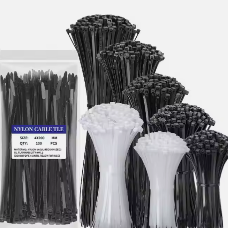 UV Resistant 100pcs 6 Inch 3*150mm Nylon Cable Ties Self-Locking Multi-Purpose Wire Management Small Cable Ties 2.5mm 200mm