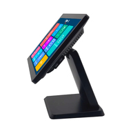 Système de point de vente commercial pour supermarché, écran tactile capacitif noir de 17 pouces RUINAI RN-B17, Windows, Wi-Fi 6, 4G, NFC, thermique