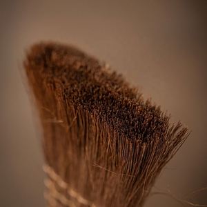 Hand-made Brown Silk Manual Tea Set <b>Cleaning</b> <b>Brush</b> with Pen Pot Dishwashing Accessories 0.3kg - Product Image 4