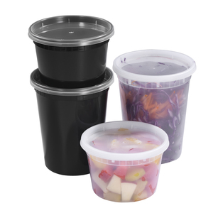 Tùy Chỉnh 8Oz 16Oz 24Oz 32Oz Deli <span class=keywords><strong>Container</strong></span> Với Nắp, Nhựa Dùng Một Lần Kín Thực Phẩm Lưu Trữ <span class=keywords><strong>Container</strong></span> - Product Image 6